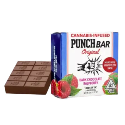 Raspberry Dark Solventless PunchBar 100MG
