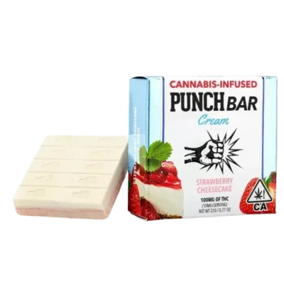 Strawberry Cheesecake Chocolate Bar Single 100MG