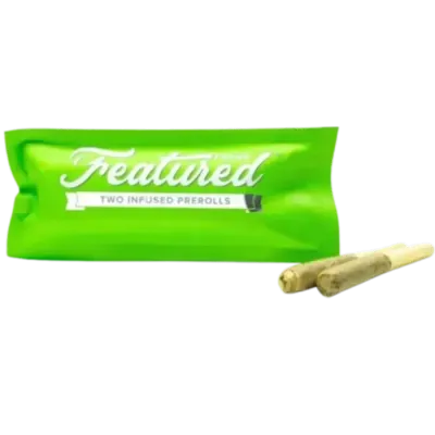 PINEAPPLE EXPRESS INFUSED PRE-ROLL (FEATURED FARMS) 2 PACK 1G