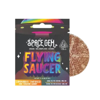SOUR TANGERINE SOLVENTLESS GUMMY SINGLE 100MG