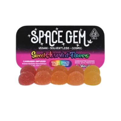 SWEET SPACE DROPS SOLVENTLESS GUMMY 10 PACK 100MG