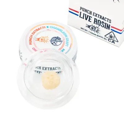 LIVE ROSIN BADDER TIER 2 [1G] CHAMELEON KUMQUAT - 1 G