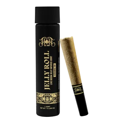 ROSIN JELLY INFUSED PREROLL [1G] DURBAN POISON X STICKY PAPAYA - 1 G