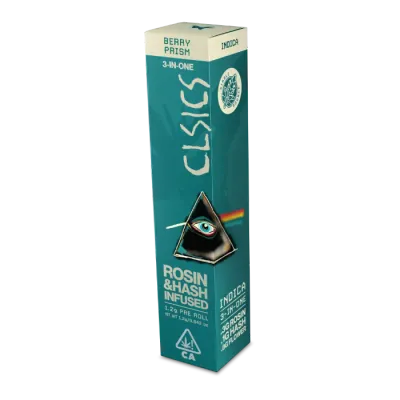 TRIFECTA HASH INFUSED PREROLL [1.2G] BERRY PRISM - 1.3 G