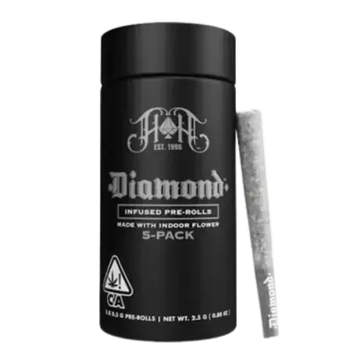 Durban Poison Diamond Infused Pre-roll 5 Pack 2.5G