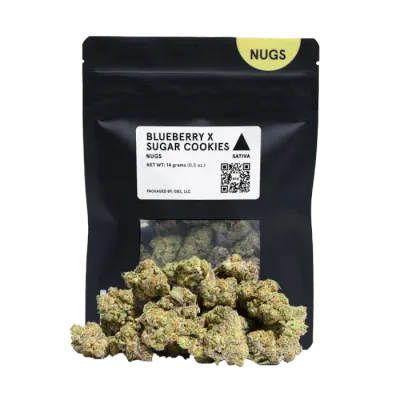 BLACK BAG FLOWER [14G] BLUEBERRY X SUGAR COOKIES - 14 G