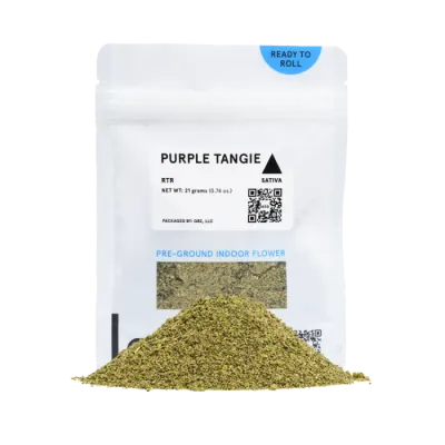 PREGROUND FLOWER [21G] PURPLE TANGIE - 21 G