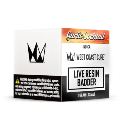 LIVE RESIN BADDER [1G] GARLIC COCKTAIL - 1 G