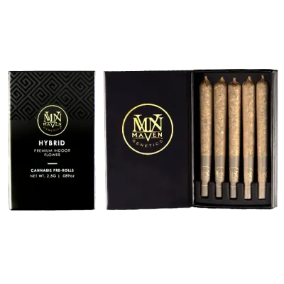 PREROLL 5PK [2.5G] BLACK LOTUS - 2.5 G - 5 PACK