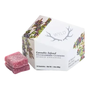HUCKLEBERRY GUMMY 10 PACK 100MG