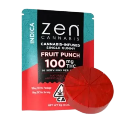Fruit Punch Gummy Single 100MG