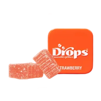 SOUR STRAWBERRY LIFTED ENERGY GUMMY 1:4 CBD:THC 2 PACK 100MG