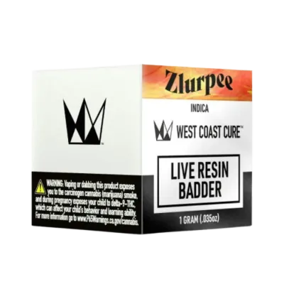 Zlurpee Live Resin Badder 1G
