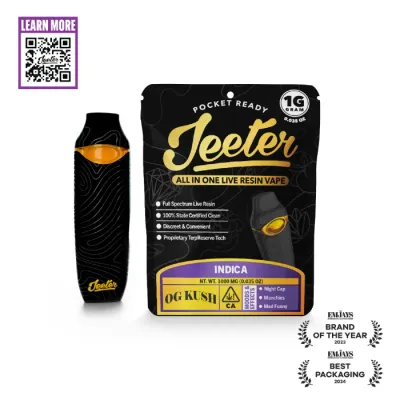 LIVE RESIN READY TO USE VAPORIZER [1G] OG KUSH - 1 G