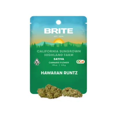 HIGHLAND FARM 0CAL FLOWER [3.5G] HAWAIIAN RUNTZ - 3.5 G