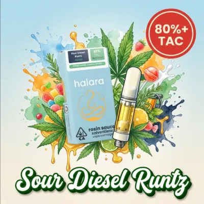 ROSIN SAUCE CARTRIDGE [1G] SOUR DIESEL RUNTZ - 1 G product image