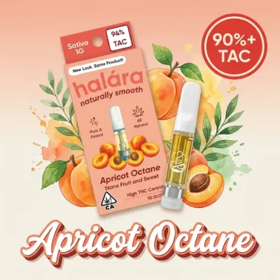 HIGH THC CARTRIDGE [1G] APRICOT OCTANE product image