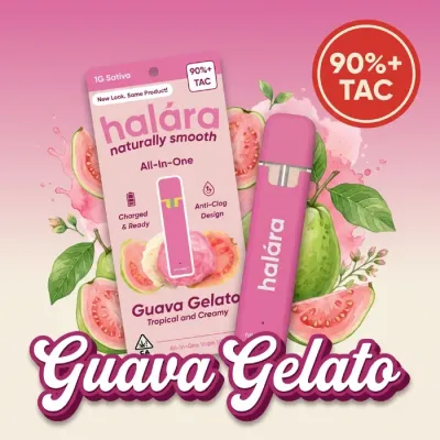 HIGH THC READY TO USE VAPORIZER [1G] GUAVA GELATO - 1 G