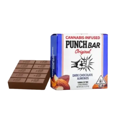 Dark Chocolate Almonds PunchBar 100MG
