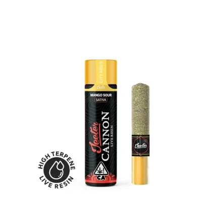 BABY CANNON INFUSED PREROLL [1.3G] MANGO SOUR - 1.3 G