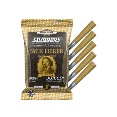 JUICED INFUSED PREROLL 5PK [3.5G] JACK HERER - 3.5 G - 5 PACK
