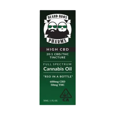 High THC Tincture 20:1 THC:CBD 600MG