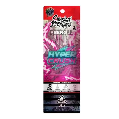 Hyper Crush Pre-roll 2 Pack 1G
