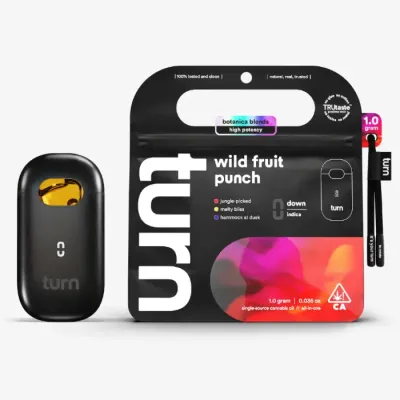 TURN DOWN BOTANICAL BLENDS READY TO USE VAPORIZER [1G] WILD FRUIT PUNCH - 1 G