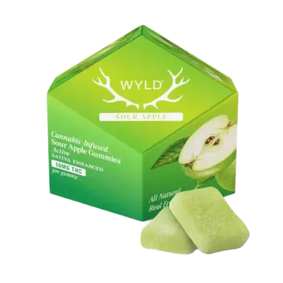 Sour Apple Gummy 10 Pack 100MG