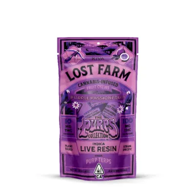 CHEWS 10PK [100MG] PURPLE PASSIONFRUIT PURP TERP - 100 MG - 10 PACK