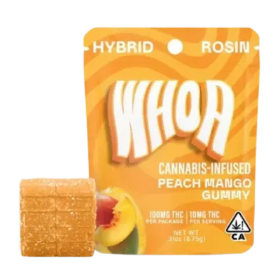 Peach Mango Rosin Gummy Single 100MG