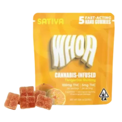 Whoa: Tangerine Gummy 5 Pack 100MG