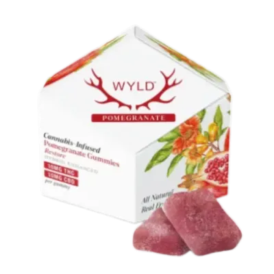 Pomegranate Gummy 1:1 THC:CBD 10 Pack 100MG