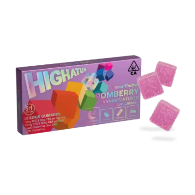 Sour Pomberry Gummy 5:1 THC:CBN 10 Pack 100MG