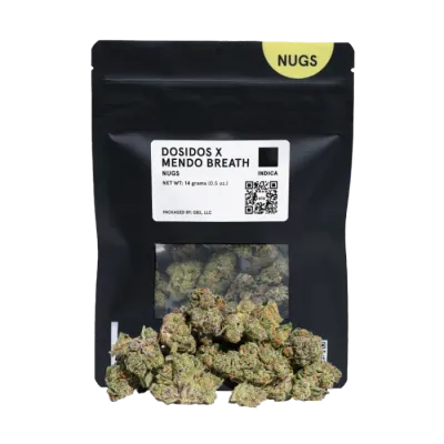 BLACK BAG FLOWER [14G] DOSIDOS X MENDO BREATH - 14 G product image