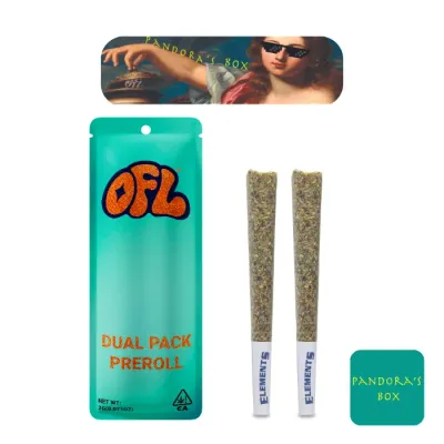 PREROLL 2PK [2G] PANDORA'S BOX - 2 G - 2 PACK
