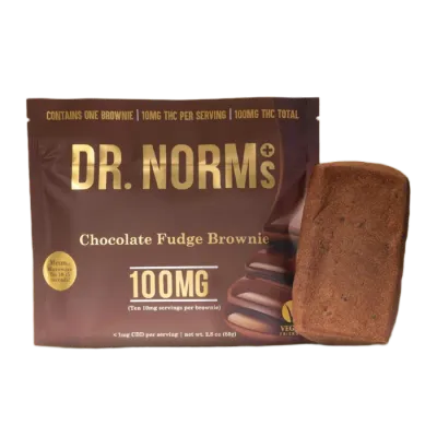 Chocolate Fudge Brownie Single 100MG