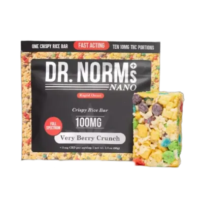 Very Berry Crunch Crispy Rice Bar Single 100MG