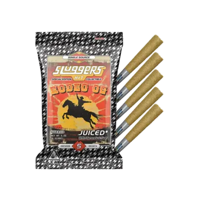 JUICED INFUSED PREROLL 5PK [3.5G] RODEO OG - 3.5 G - 5 PACK
