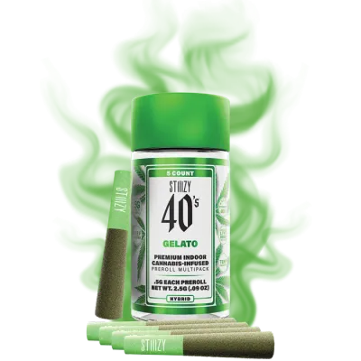 INFUSED 40'S PREROLL 5PK [2.5G] GELATO product image