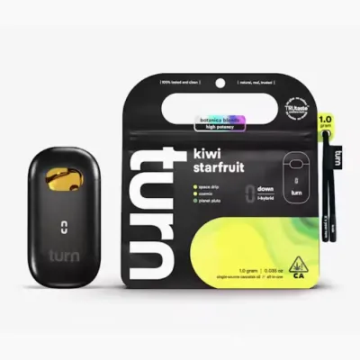 TURN DOWN BOTANICAL BLENDS READY TO USE VAPORIZER [1G] KIWI STARFRUIT - 1 G