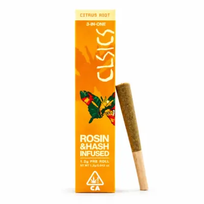 TRIFECTA HASH INFUSED PREROLL [1.2G] CITRUS RIOT - 1.2 G