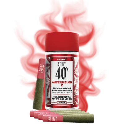 INFUSED 40'S PREROLL 5PK [2.5G] WATERMELON Z product image