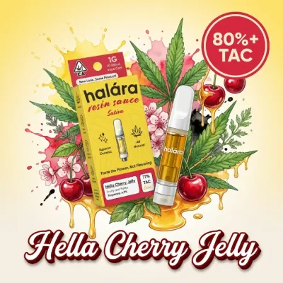 LIVE RESIN SAUCE CARTRIDGE [1G] HELLA CHERRY JELLY - 1 G