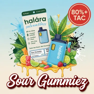 ROSIN SAUCE READY TO USE VAPORIZER [1G] SOUR GUMMIEZ - 1 G