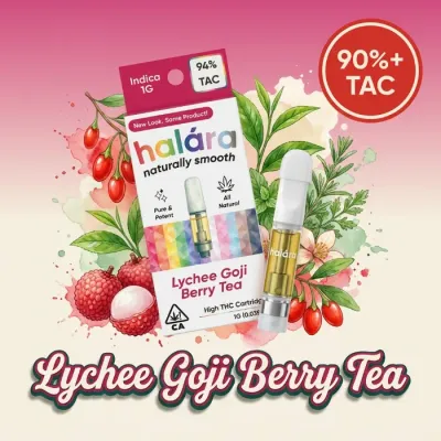HIGH THC CARTRIDGE [1G] LYCHEE GOJI BERRY TEA