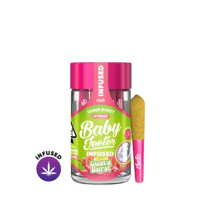 BABY JEETER INFUSED PREROLL 5PK [2.5G] GUAVA BURST - 2.5 G - 5 PACK product image