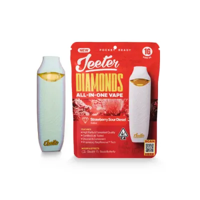 LIQUID DIAMONDS READY TO USE VAPORIZER [1G] STRAWBERRY SOUR DIESEL - 1 G