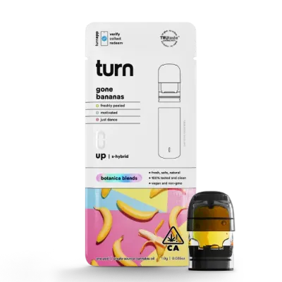 TURN UP BOTANICAL BLENDS POD [1G] GONE BANANAS - 1 G