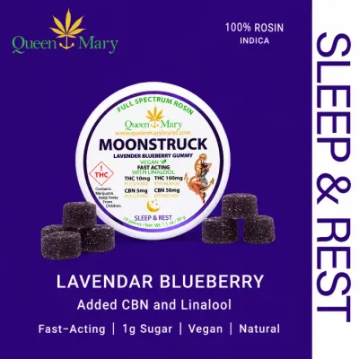 CBN SLEEP AID ROSIN GUMMIES 10PK [100MG] 2:1 MOONSTRUCK - 100 MG - 10 PACK product image